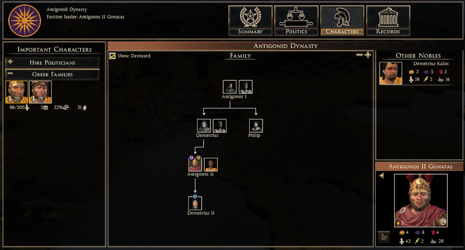 Rome total war cheats traits