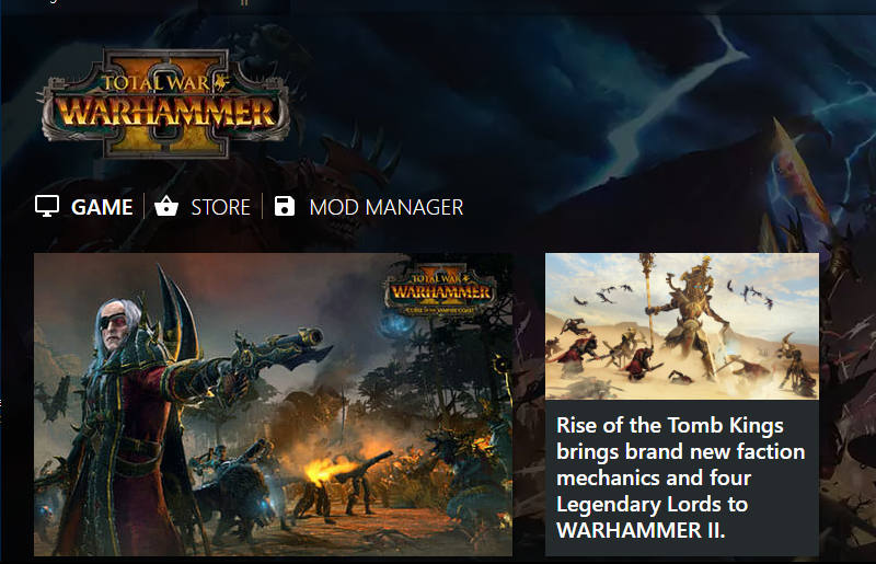 total war warhammer launcher not working