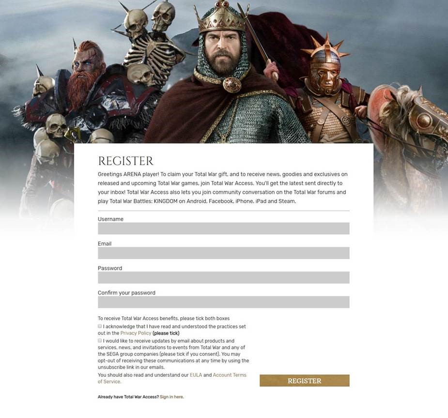 Total War Arena How To Claim Your Free Total War Content Total War