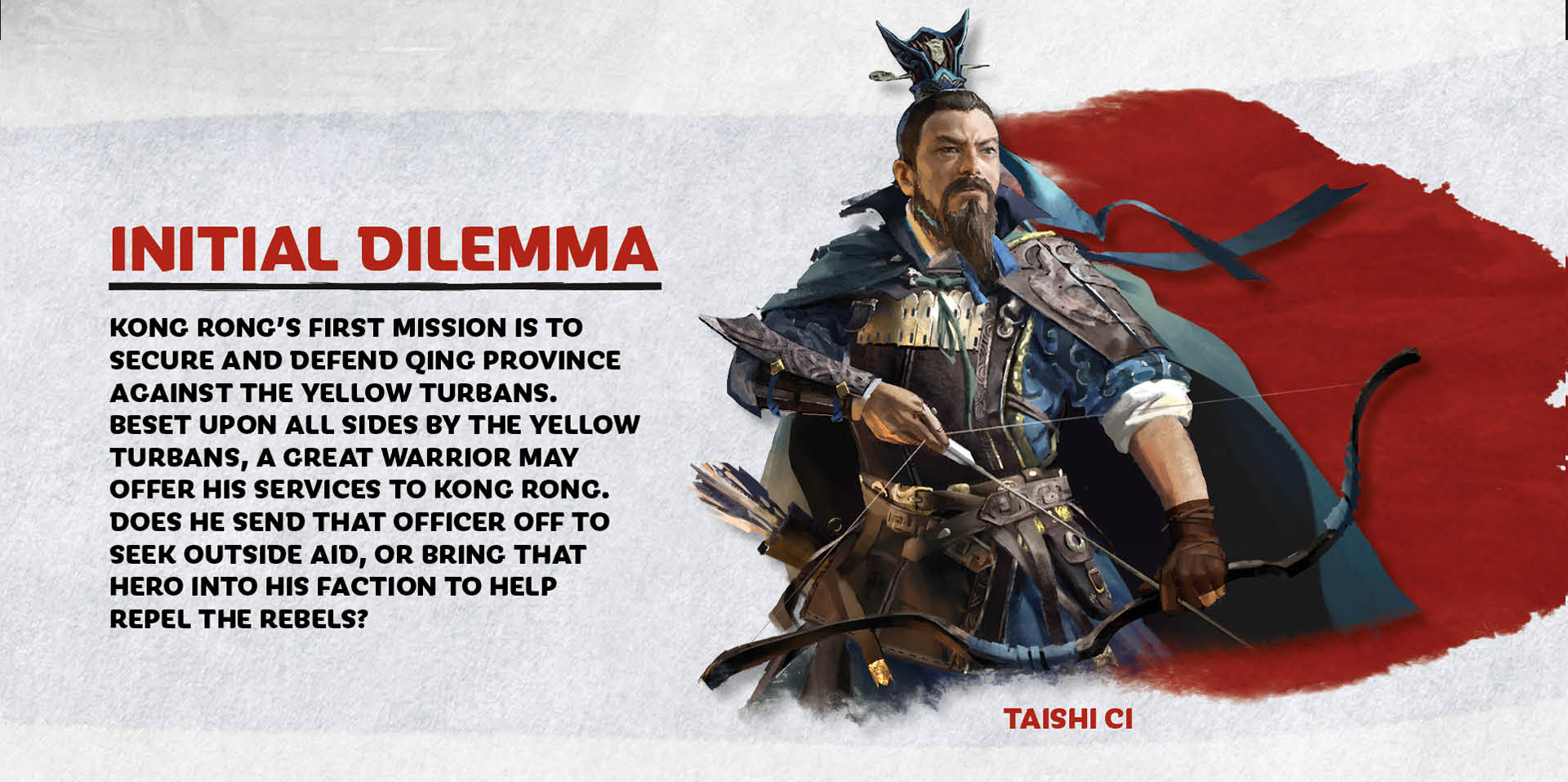 total war three kingdoms taishi ci