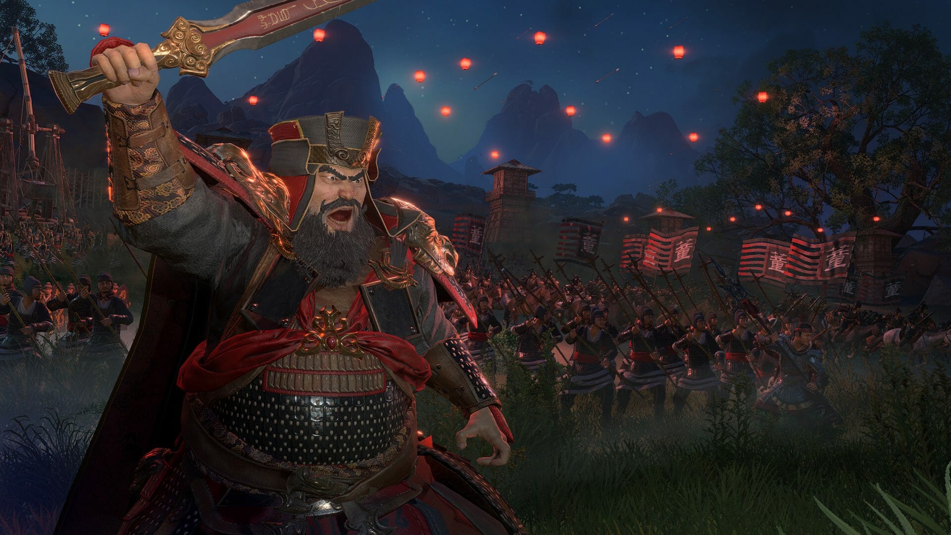 Three kingdoms. Дун Чжо total War three Kingdoms. Тотал вар три королевства. Total War three Kingdoms dong Zhuo. Total War Троецарствие.