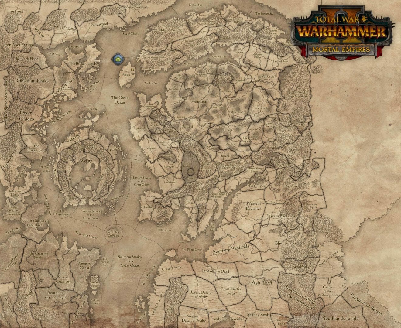 warhammer total war campaign map