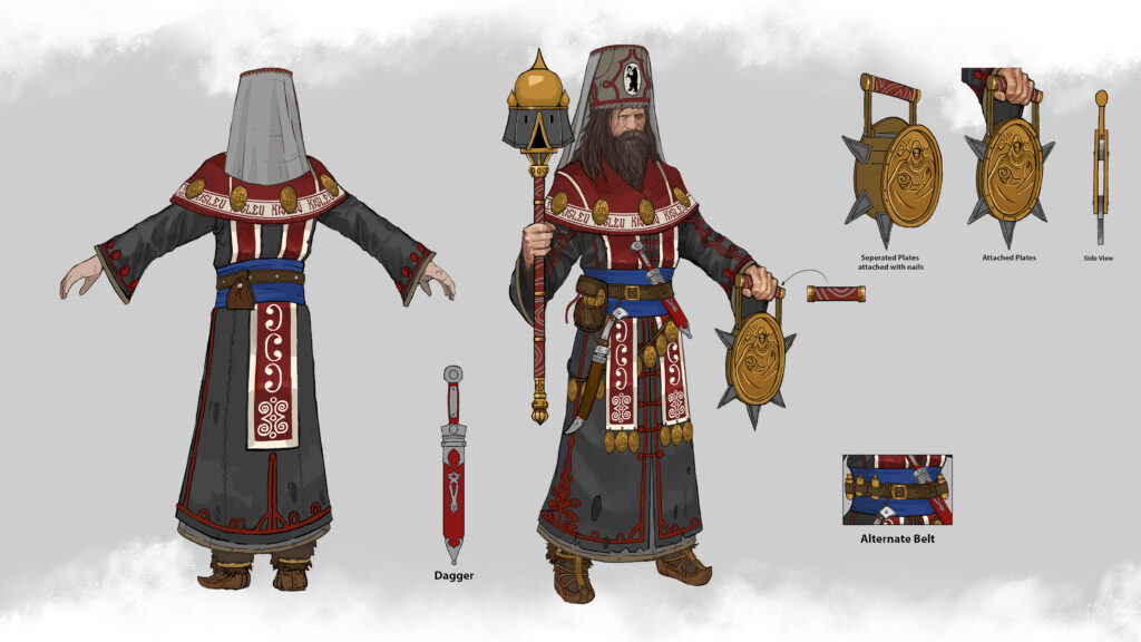 Concept art of a Kislev Patriarch.