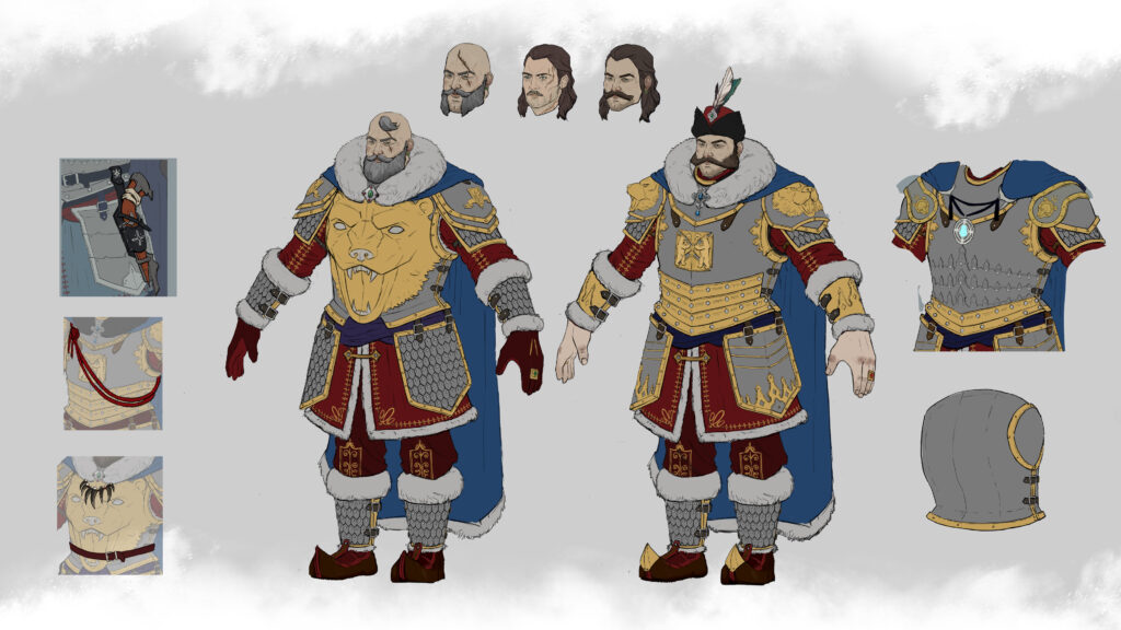 Concept art van een Kislev Boyar