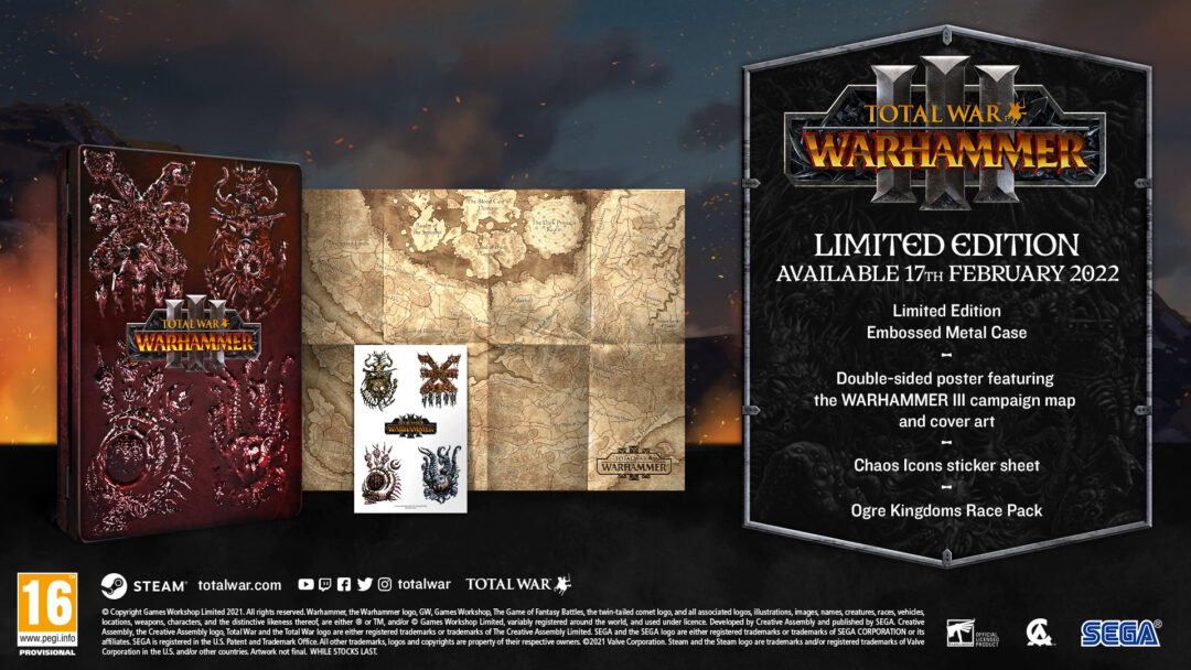 total war warhammer iii limited edition